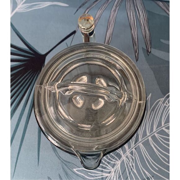 Vintage Pyrex Flameware Glass Coffee Tea Percolator Pot 7826 B Pot & Lid Only - Picture 6 of 10
